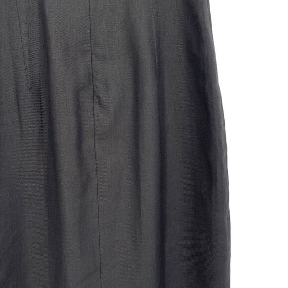 J.Crew High Neck Sheath Dress in Stretch Linen Blend Black Size 0 NEW with tags! - Picture 7 of 9